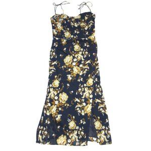 NWT Reformation Kourtney in Divinity Floral Tie Strap Georgette Midi Dress 10